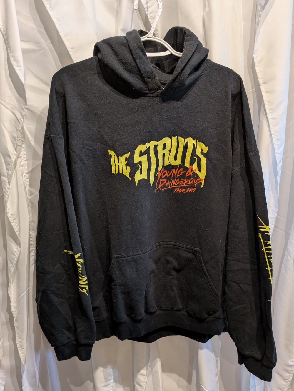 16 The Struts Young & Dangerous Tour Hoodie 2019 Concert Merch Black XL